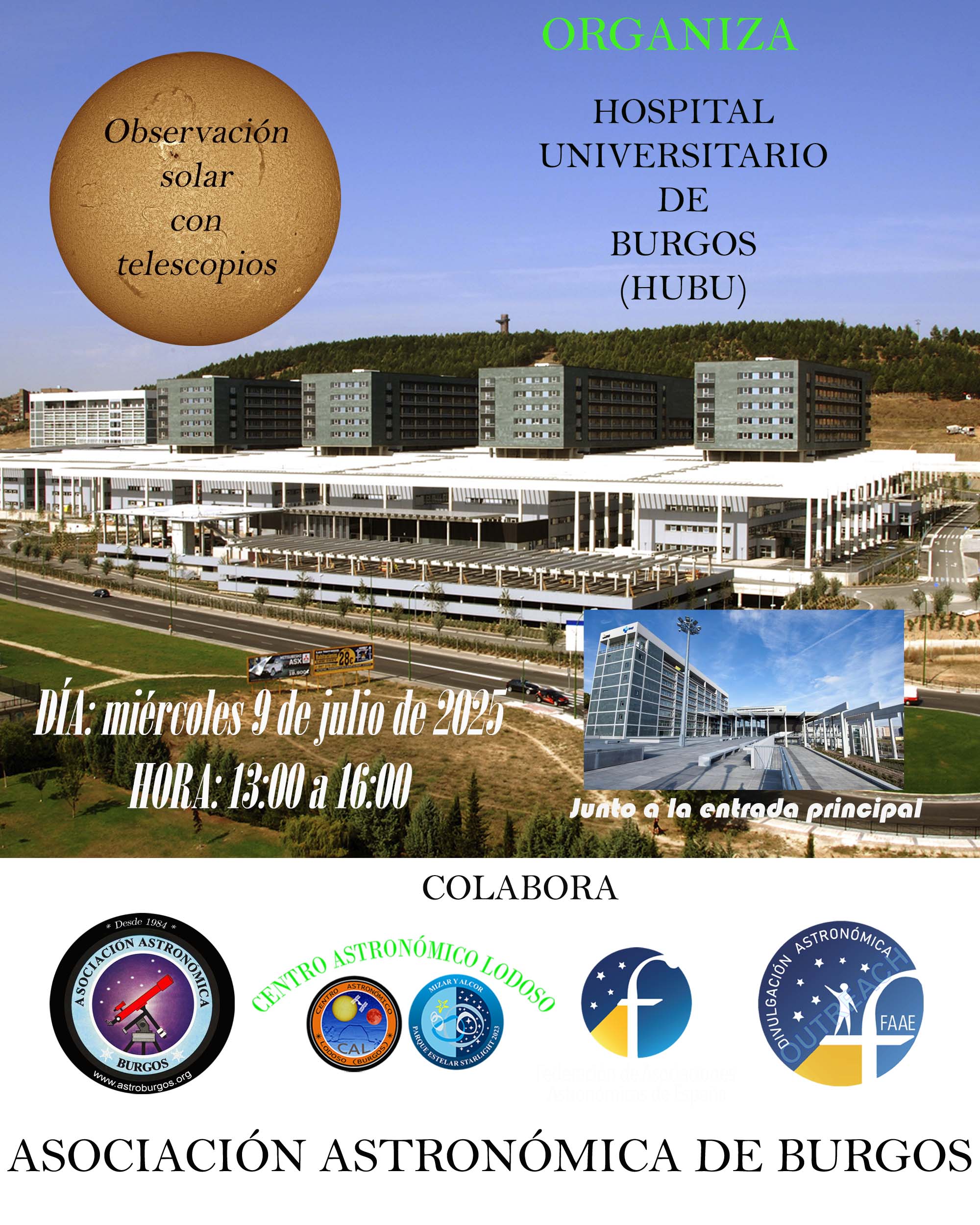 EVENTOS - ASTROBURGOS/ (ACTIVIDAD PÚBLICA) - ASTRONOMÍA DESDE LA CIUDAD ...